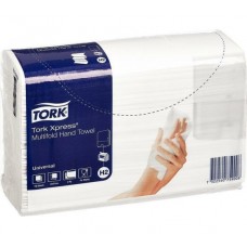 Полотенца бумажные листовые  H2 Universal Multifold Tork 190 листов 2-слойные 21х23,4 см